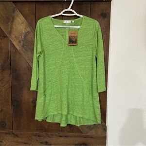 NWT Habitat Green Apple Blouse